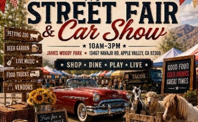 Happy Trails Car Show partial flyer September 2026
